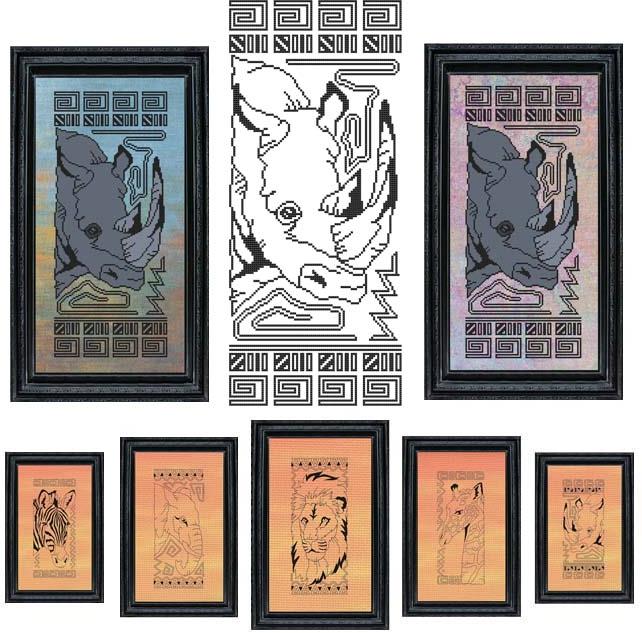 African Animals Series - RHINO
